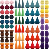 Lets Make 162Pcs Baby Montessori Toy Combination Rainbow W