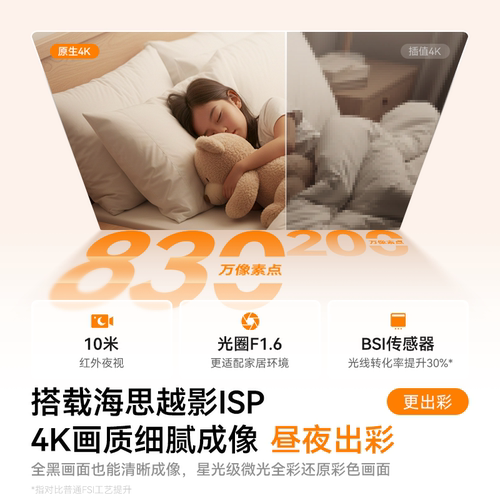 鸿蒙智选海雀智能摄像头室内AI云台监控家用远程手机无线摄影头 - 图2