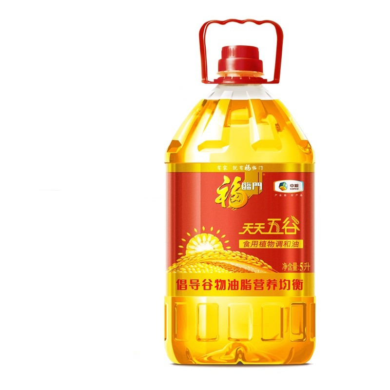 中粮福临门天天五谷植物调和油5L大桶装炒菜烹饪清香实惠家用油,淘宝优惠券,粉丝福利购,淘宝优惠卷