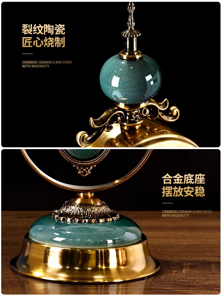 欧式复古座钟客厅时钟新款美式摆放台式钟表家用摆钟大气台钟,淘宝优惠券,粉丝福利购,淘宝优惠卷