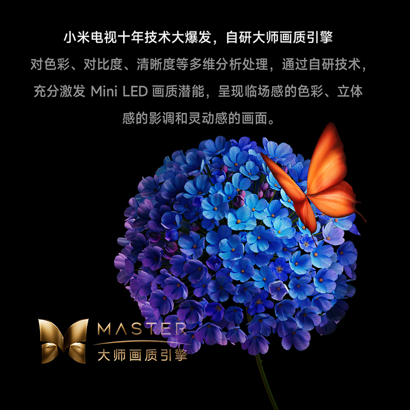 小米电视S 65 MiniLED 高阶分区240Hz超高刷平板电视以旧换新补贴