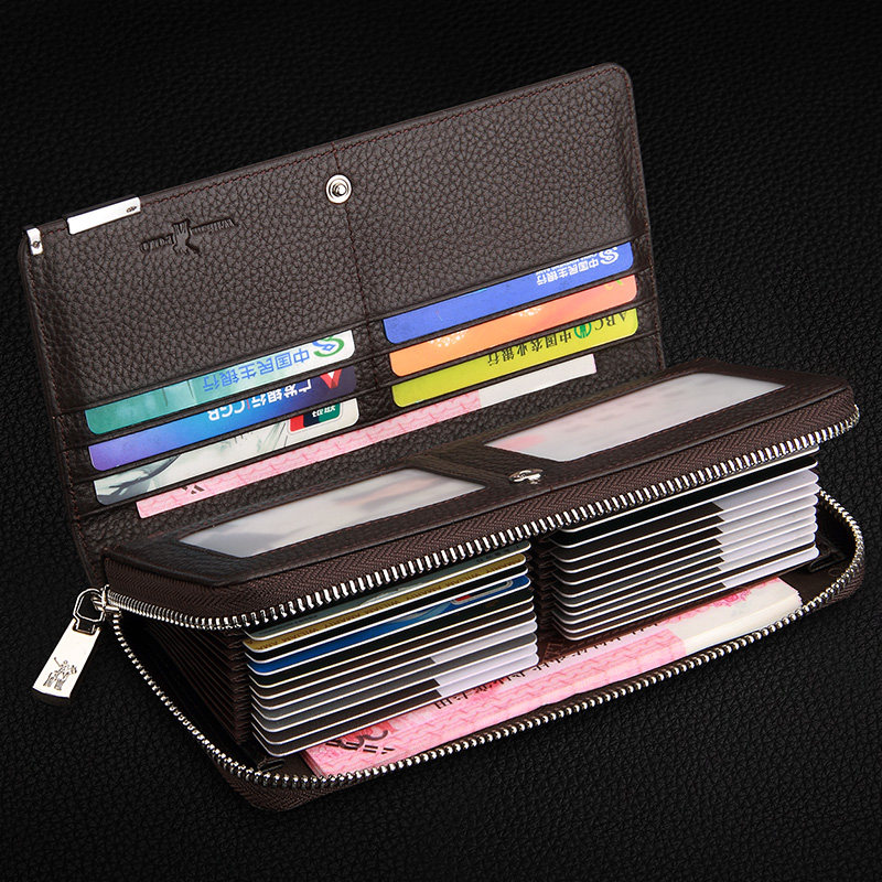 保罗长款真皮简约2023新款卡包钱包 WILLIAMPOLO皇梓卡包