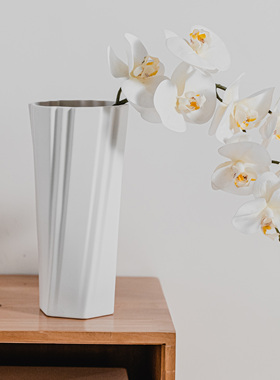 简约风几何陶瓷花瓶高档家居饰品