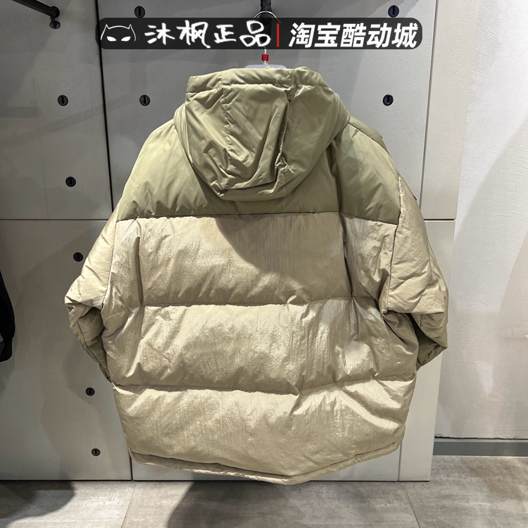 正品阿迪达斯三叶草羽绒服男冬季连帽保暖鹅绒外套 IC3561 HS3481-图2