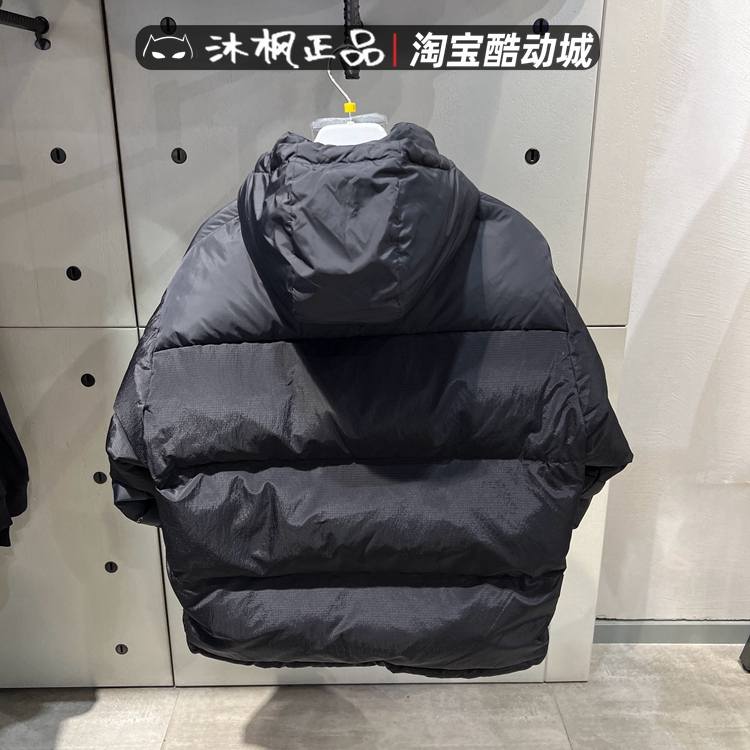 正品阿迪达斯三叶草羽绒服男冬季连帽保暖鹅绒外套 IC3561 HS3481-图0