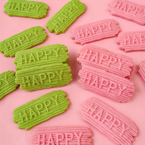 饼干蛋糕装饰纸杯甜品插件生日happy烘焙可食用摆件刨冰配料点缀 - 图3
