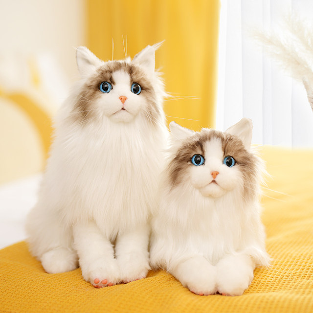 Chongker Papa Ragdoll PP Cotton Simulation Cat Doll