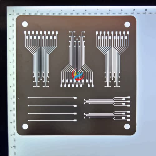 蚀刻片激光切割定制加工 0.01mm网板不锈钢甲片甲胄模型玩具微孔 - 图0