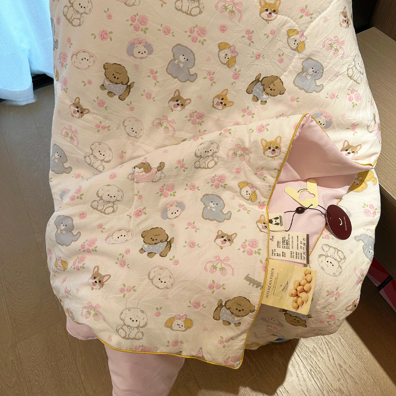 午睡盖被沙发毯子单双人空调被可爱儿童可机洗2025新款a类母婴级 - 图0