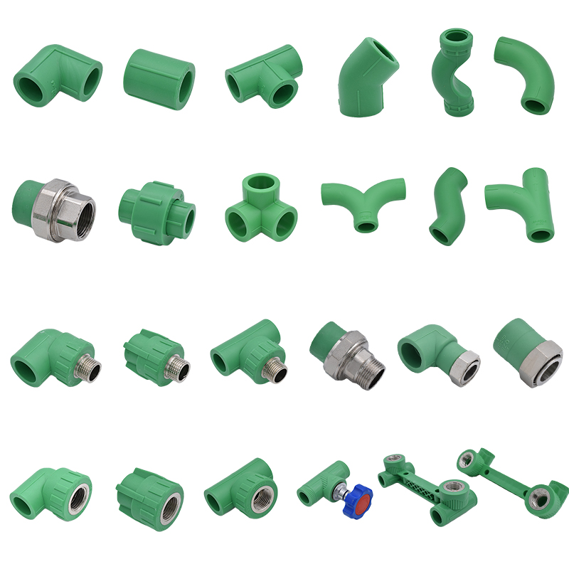 ppr水管配件接头1寸32直接弯头三通内丝外牙铜活接热熔绿色截止阀 - 图3