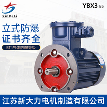 New vigorous YBX3 explosion-proof motor gas flame-proof three-phase copper core reducer motor mining coal An upright B5