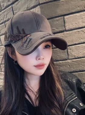 汇潮帽子2026新款加大版棒球帽休闲运动字母刺绣女士百搭鸭舌帽
