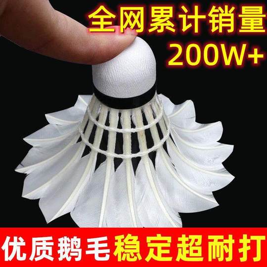 碳音羽毛球浙燕羽毛球耐打王12只 6只成人学生室外运动弹力无标正