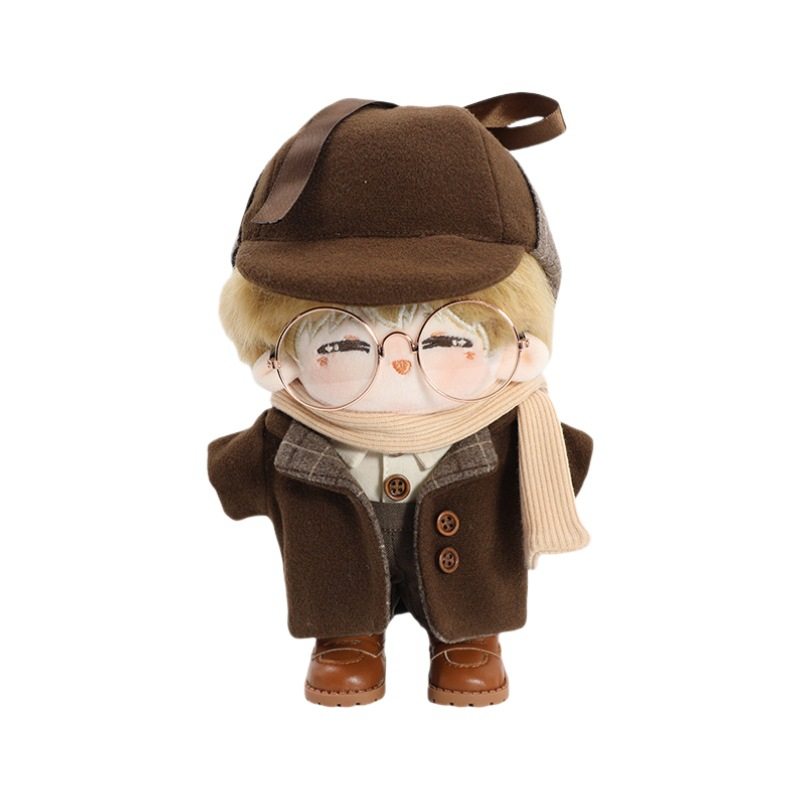 20cm娃衣制服套装换装玩偶英伦风套装帽子风衣男棉花娃娃衣服,淘宝优惠券,粉丝福利购,淘宝优惠卷