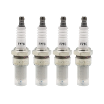 4 Pcs Spark Plug F7TC for Engine GX120 GX160 GX160 GX200 GX2 GX2