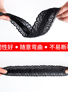 听谷遮白发的头饰蕾丝宽边发箍
