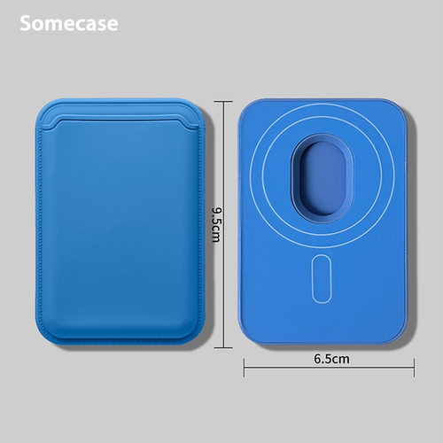 硅胶MagSafe磁吸卡包适用苹果iPhone15手机壳照片证件银行卡插卡 - 图1