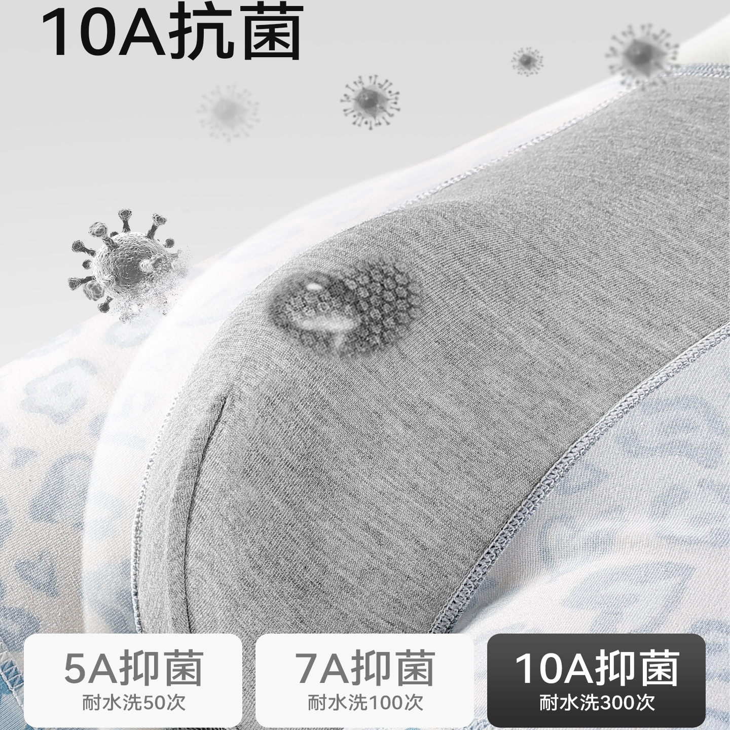 猫人纯棉男士内裤夏薄款爱心猛男粉男款抗菌透气短裤送男友四角裤 - 图2