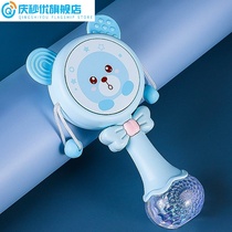 Baby toy 0-1-year-old hand rattle and wave drumbeat music stick baby puzzle 3-6-9-12 month new young child