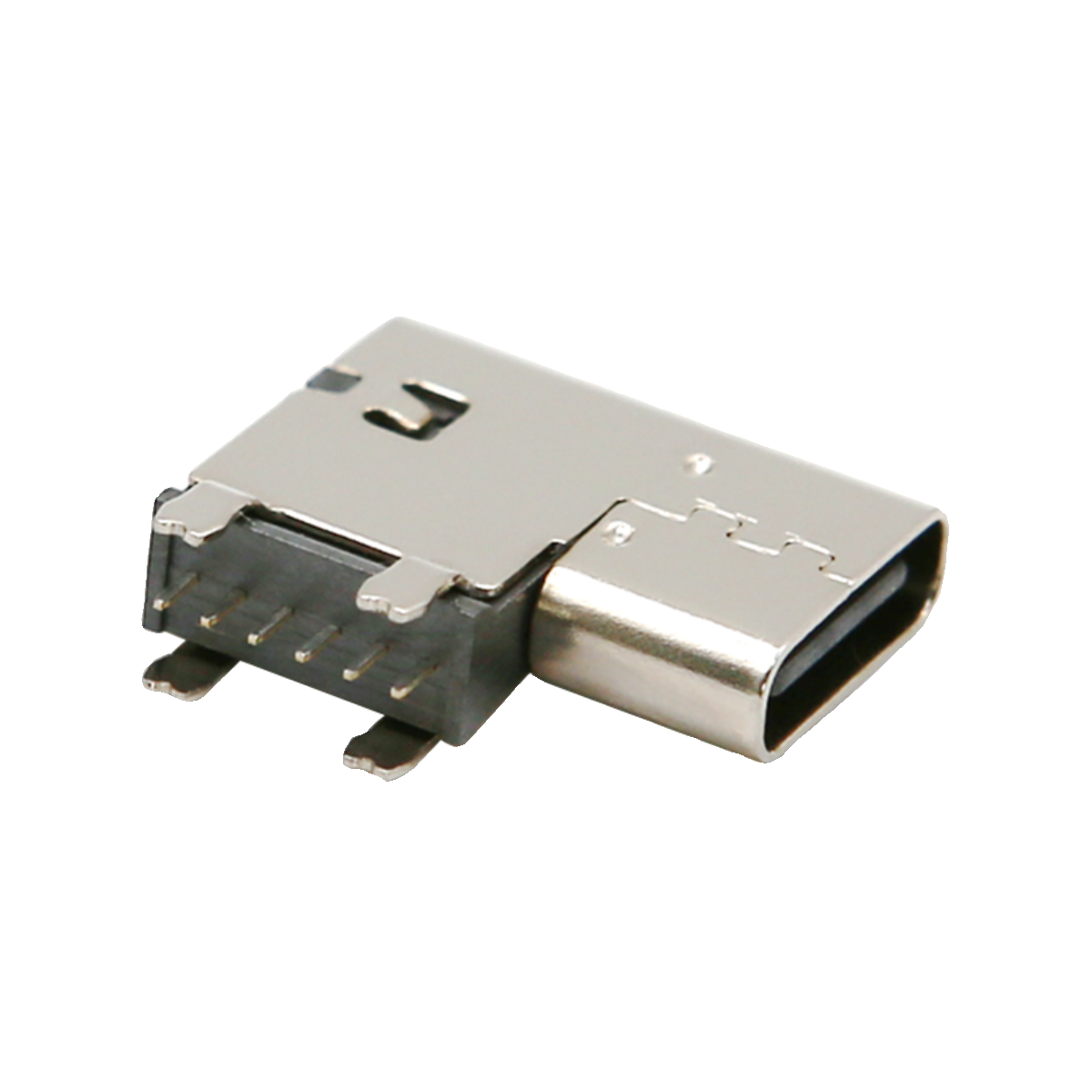 TYPEC母座6P 侧立式母座 6Pin加高侧插 USB C简易6P垫高充电 - 图3