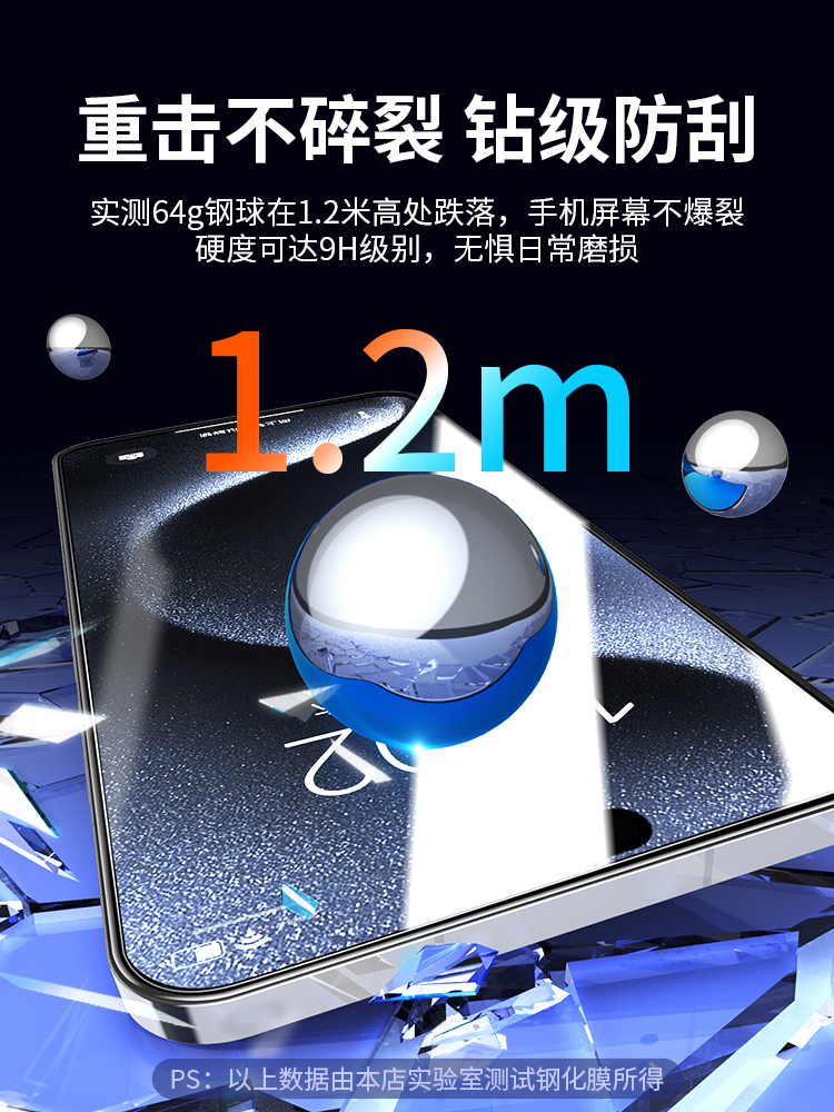 适用苹果15钢化膜iphone14promax手机防窥膜13pro全屏防窥15plus全包ipone12pm新款ip11无黑边2023官X/XR/XS-图0