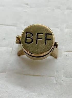 象征友谊戒指海绵宝宝派大星银色