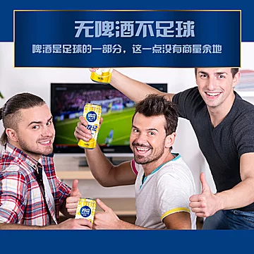 青岛崂山足球罐啤酒500ml*36听整箱包邮[11元优惠券]-寻折猪