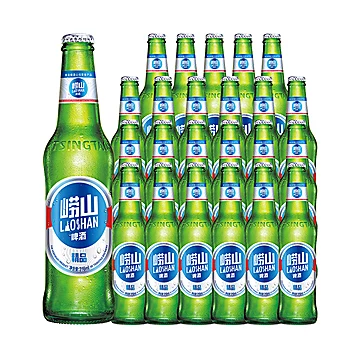 青岛崂山啤酒银麦精品316ml*24瓶整箱包邮[10元优惠券]-寻折猪