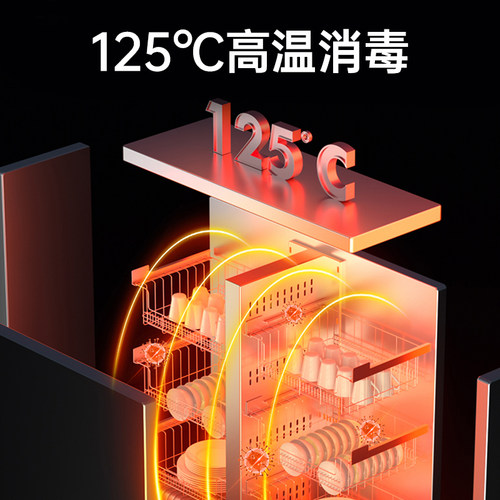 [双门大容量]容声消毒柜商用大容量餐饮立式不锈钢消毒碗柜750-C1 - 图2