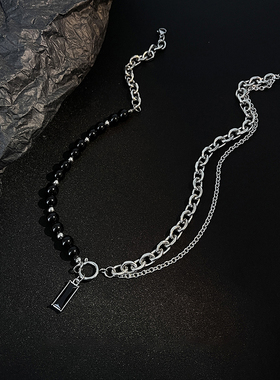 奇志爷爷ins钛钢男女项链