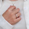 Ring Women's 2026 New Moissanite Ring 925 Silver