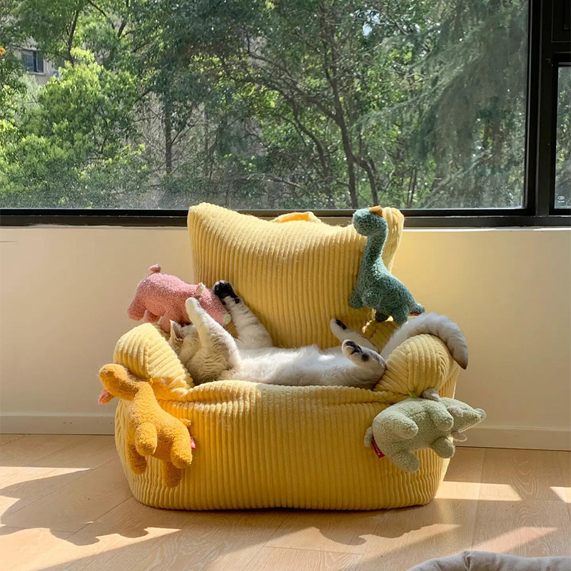 猫窝四季通用宠物沙发小型犬比熊泰迪狗狗床猫床睡觉垫子猫咪用品,淘宝优惠券,粉丝福利购,淘宝优惠卷