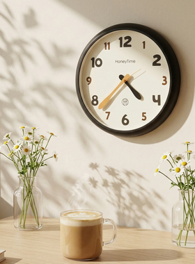 简约风桌面数字时钟摆台式座钟钟表摆放式客厅电视柜台面装饰摆件