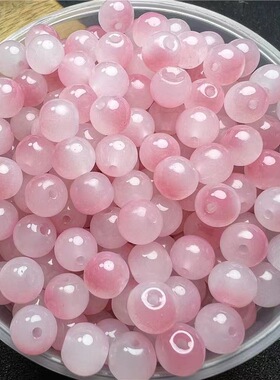 500颗8mm菩提盘珠手串盘玩玉珠圆珠子diy串珠配件项链门帘散珠