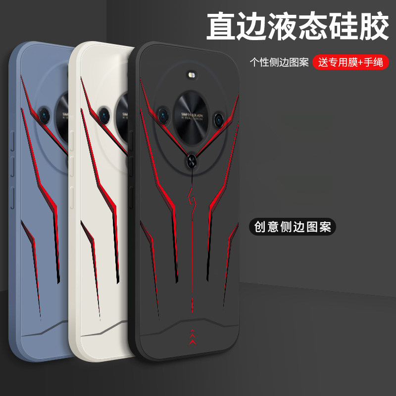 适用华为畅享70X手机壳新款畅想70x活力版液态硅胶软壳70x尊享版镜头全包防摔保护套男生潮个性创意时尚机甲-图1
