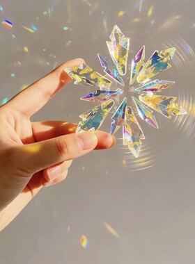 立减5元炫彩雪花阳光捕手吊饰