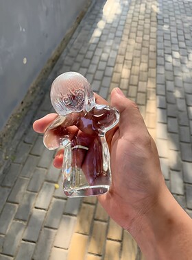 【傻妞和豆包】2060款傻妞水晶娃娃魔幻手机手持透明摆件童年回忆
