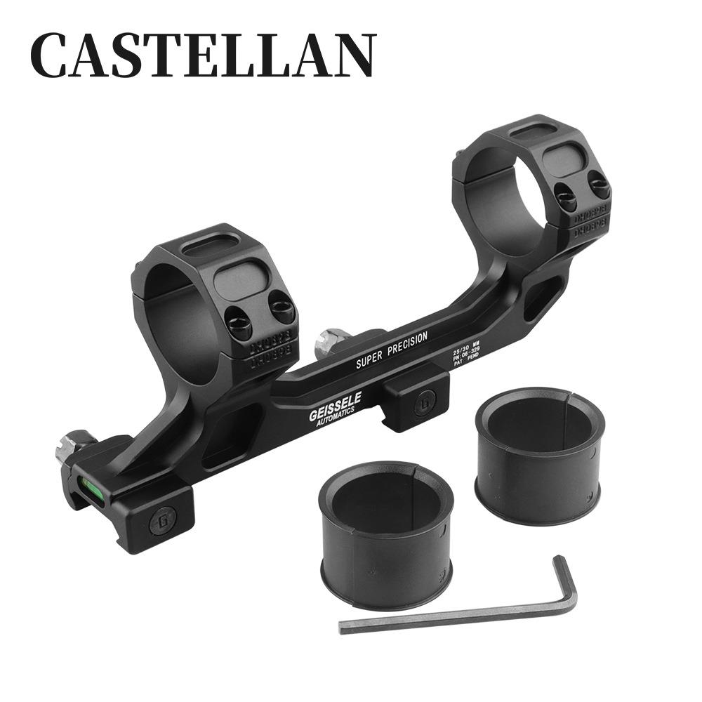 25.4 0mm瞄准镜GE支架瞄管夹长款连体支架一体管夹 - 图3