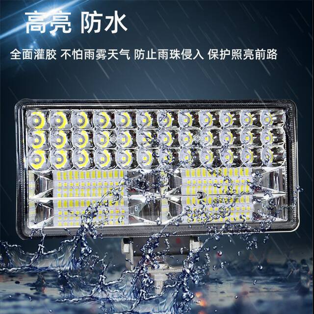 ໂຄມໄຟ LED ລົດ 12V-80V ໄຟຟ້າລົດບັນທຸກ reversing light tricycle universal waterproof headlight ລົດຈັກ