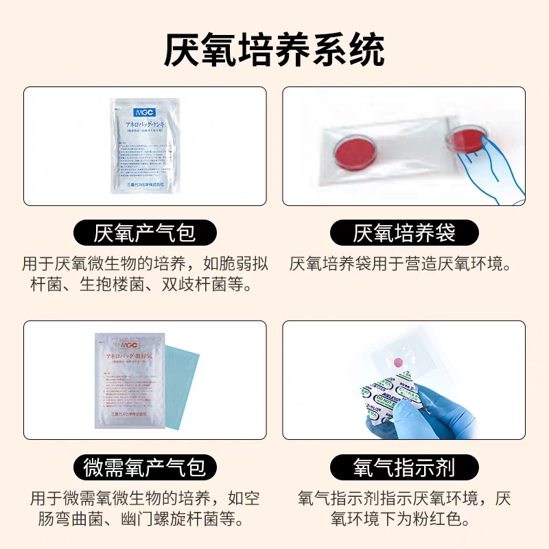 特价实验室日本三菱MGC C03二氧化碳产气袋2.5L产气包C02包邮C35厌氧袋C22培养袋安宁包C11 10只/包 - 图1