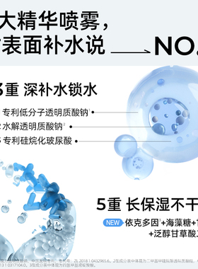 【手淘秒杀】福瑞达颐莲玻尿酸深层补水喷雾100ml小喷便携装尝鲜