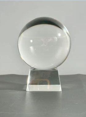 K9水晶球底座高透摆件桌面装饰品玄关好物推荐