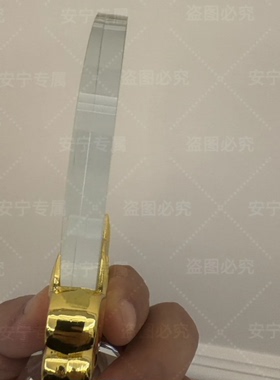 【净•清浊迎才】荷花净秽•K9水晶桌面摆件送礼推玄关电视柜