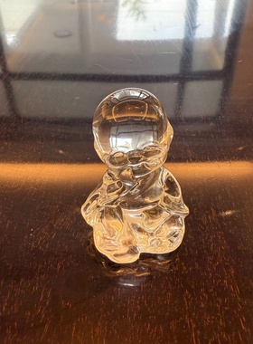 四不和尚摆件轻奢高级感水晶客厅玄关家居桌面装饰摆设茶桌摆件