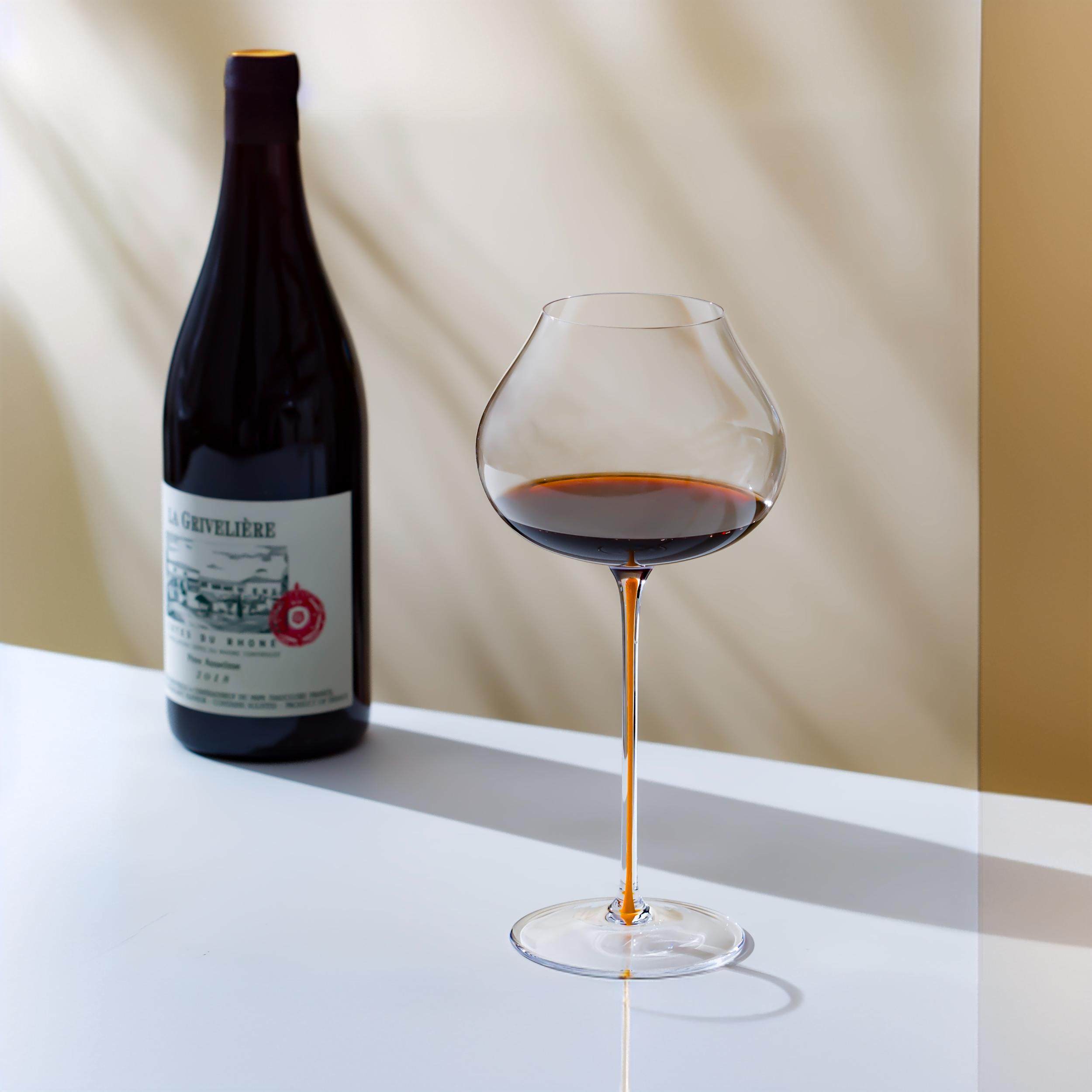 顺丰包邮 高颜值杯子橙酒杯水晶红酒杯 超薄手工葡萄酒杯果酒杯,淘宝优惠券,粉丝福利购,淘宝优惠卷