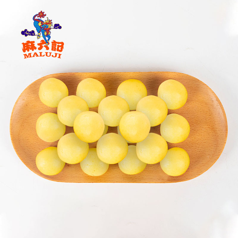 麻六记大黄米黑芝麻汤圆元宵节400g黄生芝麻馅水煮方便速食