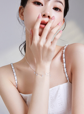 【官方正品】迪士尼银饰项链女