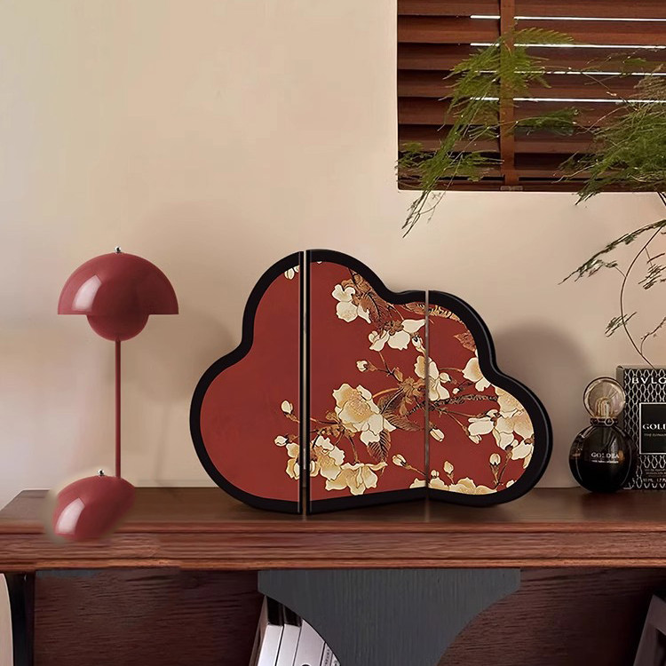 中古风入户玄关摆件屏风新中式客厅电视柜家居高级感小众桌面装饰,淘宝优惠券,粉丝福利购,淘宝优惠卷