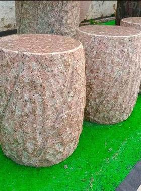 外石凳庭院一套大理石手工用户石桌桌子石头桌子石头石材石桌家