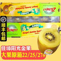 New Zealands Jiapi Exotic Fruits 22 25 Imports of Yellow Heart Kiwifruit Big Fruits Non Original Box Fresh Fruit
